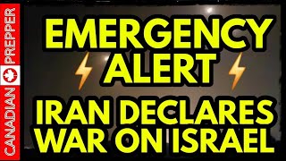 ⚡ALERT IRAN FIRES 100s OF MISSILES AT ISRAEL BIGGEST ATTACK IN HISTORY DECLARES WAR [upl. by Melgar]