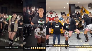 Nasdas combat de boxe 🥊🥊🤣😂🥰 tant attendu Lyna et saya qui sera le vainqueur⁉️ Assia a encore un [upl. by Hendel]