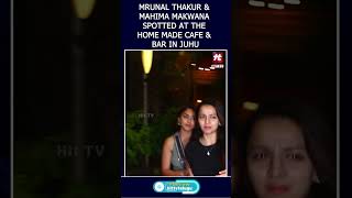 MRUNAL THAKUR और MAHIMA MAKWANA को जुहू के एक CAFE में स्पॉट किया गया  Hit TV World [upl. by Odilia]