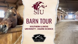 Barn Tour Southern Illinois University Carbondale  Equine Science [upl. by Yelrebmyk]