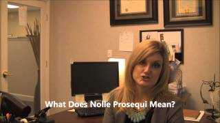 What is Nolle Prosequi [upl. by Gordy]