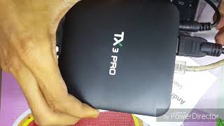 Tv box TX 3 Pro unboxing [upl. by Cotter]