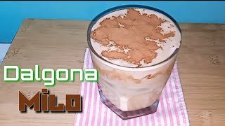 Dalgona Milo l How to make Milo Dalgona l Janine Esguerra [upl. by Rehpotirhc]