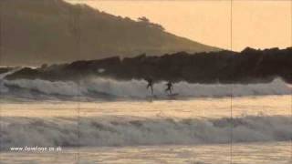 Surfing in Looe Cornwall [upl. by Adora140]