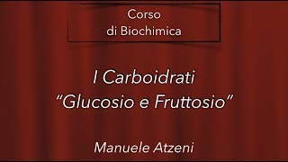 I carboidrati più abbondanti Glucosio e Fruttosio L2 [upl. by Libove]