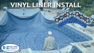 How to Install a Vinyl Inground Pool Liner [upl. by Notned790]