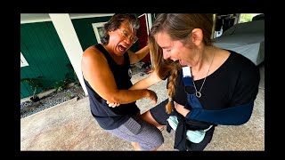 Three Knee Combination 🌺🌿 Hawaiian Self Defense [upl. by Ragnar]