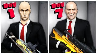 How I Beat Hitman and Became the ULTIMATE ASSASSIN In ONLY 7 DAYS The Movie [upl. by Yeliak]