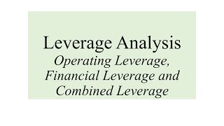 Leverage  Basic concept and proforma explained in Kannada [upl. by Ellesor646]