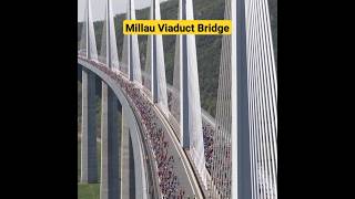 Beautiful Millau Viaduct Bridge France youtube youtubeshorts ytshorts [upl. by Panther308]