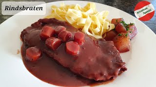 Rindsbraten  Rinderbraten perfekt schmoren Zart amp super lecker 😋 [upl. by Mozelle]