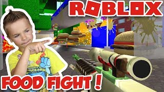 ULTIMATE FOOD FIGHT in ROBLOX [upl. by Grim]