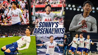 EVERY HEUNGMIN SON GOAL AGAINST ARSENAL [upl. by Paradies]