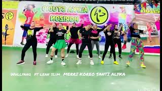 Whllyano feat lean slim official merri  senam kreasi  zumba fitdance sanggar senam alyka jypr [upl. by Rednirah]