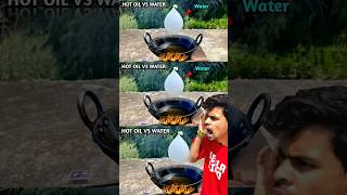 Water vs Hot oil experiment shorts viral trending [upl. by Dollar]