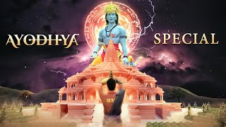 Ram Mandir Ayodhya 🚩 3D Animation in PUBGBGMI Montage 🧡 [upl. by Nikal704]