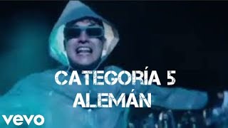 Alemán  Categoría 5 Official Video [upl. by Nol949]