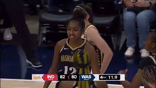 Last 90 seconds of Indiana Fever vs Washington Mystics [upl. by Ylloj]