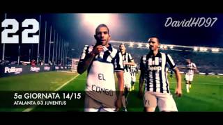 CARLOS TEVEZ  TUTTI I 39 GOL CON LA JUVENTUS IN SERIE A [upl. by Tereb626]