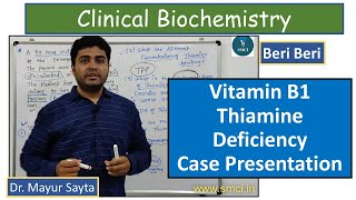 Vitamin B1 Deficiency case  Thiamine  Biochemistry  Beri Beri  Next Exam related [upl. by Kostman314]