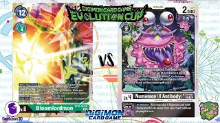 DIGIMON TCG Evolution Cup Bloomlordmon Green vs Numemon X Black  POKESOS [upl. by Siblee]