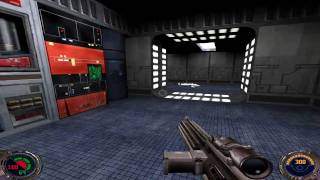 Star Wars  Jedi Knight II Jedi Outcast Walkthrough  Kejim Outpost 22 [upl. by Aihsekyw]