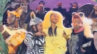 North WestKim and Kanyes Daughter Sings In the Lion King Musical Live On Stage [upl. by Goodwin]