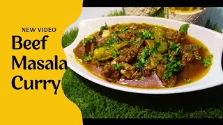 Beef Masala Curry Beef Masala Dinner Recipes Isbahs cooking studio Happycookingtoyou [upl. by Eldreda]