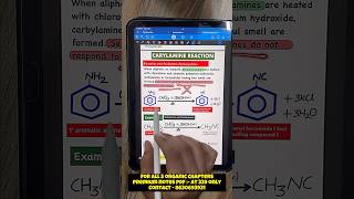 Carbylamine Amine Reaction Trick amp notes  Class 12th  Chemistry  CUET  NEET  JEE chemistry [upl. by Legin]