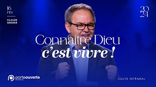 Connaître Dieu cest vivre  Claude Greder 18022024 [upl. by Ronoel]