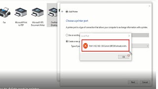 How to Delete A Printer Port On Windows 10✅✅ [upl. by Molly]