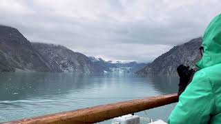 The Royal Princess Going Through Glacier Bay [upl. by Eelarat]