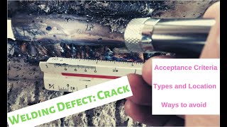 Welding CracksVisual Welding Acceptance Criteria  AWS D11 welding defects Part 4 [upl. by Aanas]