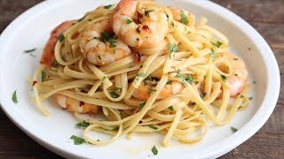 Shrimp Scampi Recipe  How to Cook Shrimp Scampi Pasta on the Stove [upl. by Georgi287]