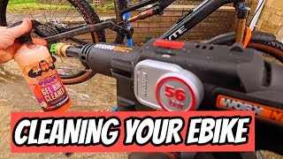 Worx HydroShot Nitro 56bar Cleaning your ebike [upl. by Lili]