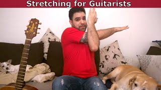 8 Stretching Exercises For Guitar Players amp Other Tips  Tutorial Lesson [upl. by Ruzich951]