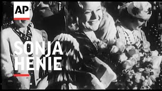 Sonja Henie  1932  Movietone Moment  18 February 2022 [upl. by Cochard995]