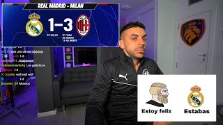 DjMaRiiO DOLIDO DESPUÉS DE LA DERROTA DEL REAL MADRID 1 3 MILAN  CHAMPIONS LEAGUE [upl. by Oileve]