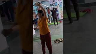 Belt exercise fitness yogs yogaasana healthy asana [upl. by Esinehc]