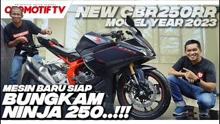 REVIEW NEW HONDA CBR250RR MESIN BARUNYA LEBIH BERTENAGA TAMPANG MOGE LOOK l Otomotif TV [upl. by Einej809]