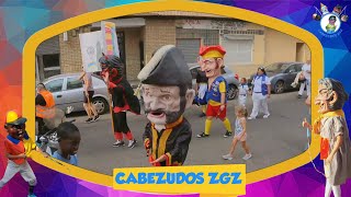 Cabezudos Las Fuentes Cabalgata 2023 [upl. by Neros367]