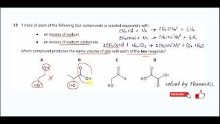 970112MJ24Q30 Cambridge International AS Level Chemistry MayJune 2024 Paper 12 Q30 [upl. by Kingsly641]