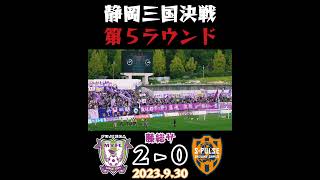 【静岡三国決戦 第5ラウンド】藤枝MYFC vs清水エスパルス 試合結果 [upl. by Aidnic]