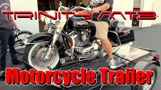 Motorcycle Trailer  3 Rail Trinity MT3 [upl. by Ahsielat657]