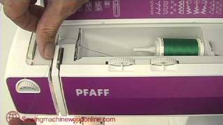 Threading a Pfaff Sewing Machine Selectmov [upl. by Barbi]