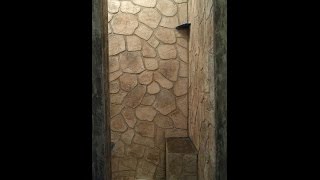 Custom Concrete Shower [upl. by Otrevire]