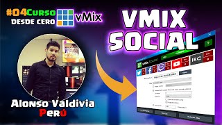 Como usar VMIX SOCIAL para poner COMENTARIOS en VIVO  CURSO VMIX [upl. by Johst684]