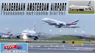 🔴 LIVE REOPENING POLDERBAAN Amsterdam Schiphol Airport [upl. by Notneiuq]