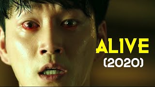 ALIVE 2020 Explained In Hindi  Korean Zombie ThrillerHorror In Hindi [upl. by Deaner129]