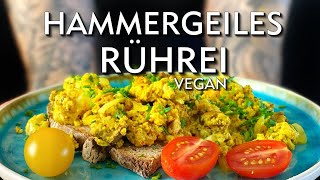 Bestes veganes Rührei Rezept  3 Arten die Du kennen musst [upl. by Kassia]